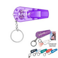 LED Whistle Key Ring